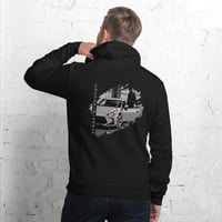Image 2 of Kanji White Car | Unisex Hoodie
