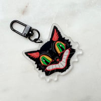 2" Vintage Cat Keychain