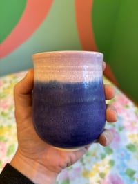 Image 3 of purple crystal tumbler