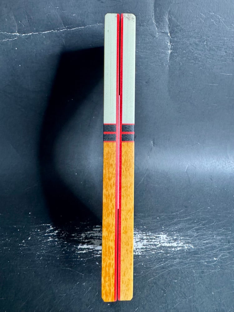 Image of Bone G10 & Cheddar Micarta Segmented Knife Scales