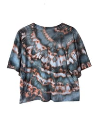 Image 3 of L Crop Tee in Ember Ice Dye 2