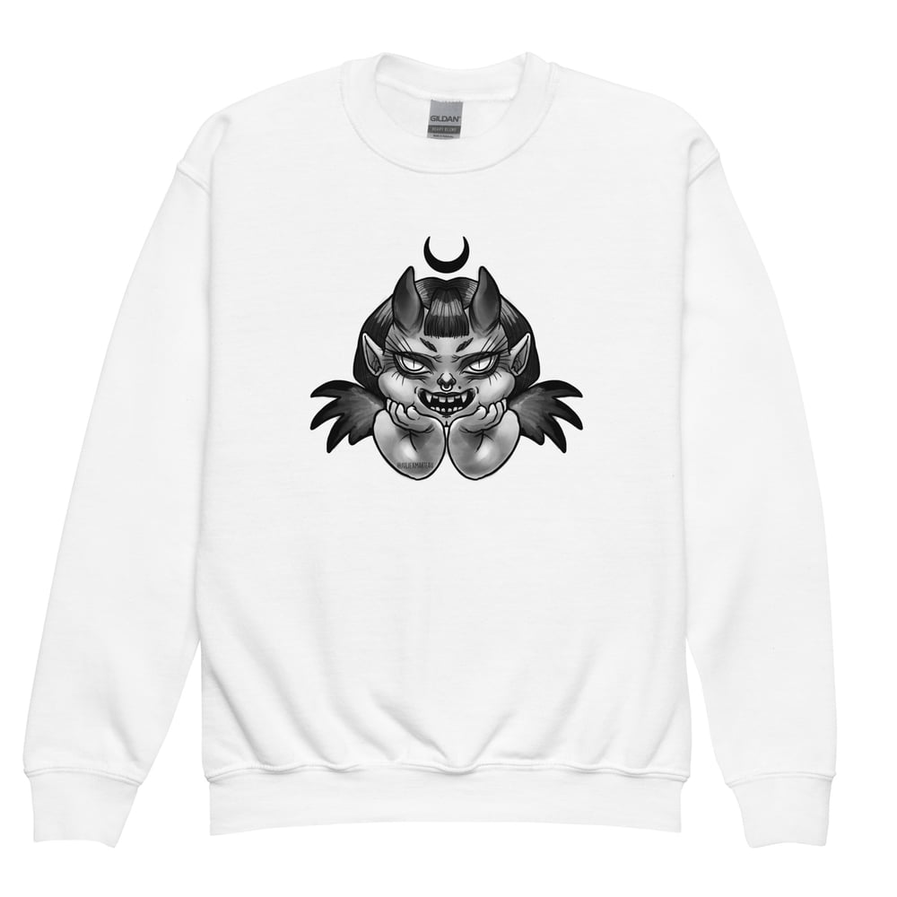 Image of Little devil - Youth crewneck sweatshirt