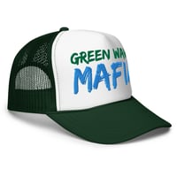 Image 3 of Green Wave Mafia (Tulane) Foam trucker hat