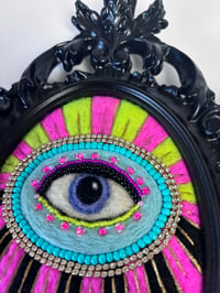 Image 4 of Mystic Eye - Large Neon & Black 