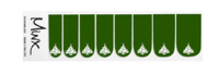 Image 2 of WHITE CHRISTMAS TREES on GREEN 