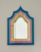 Image of Arch Tent Mirror Blue/Pink/Gold 20cm x 13cm