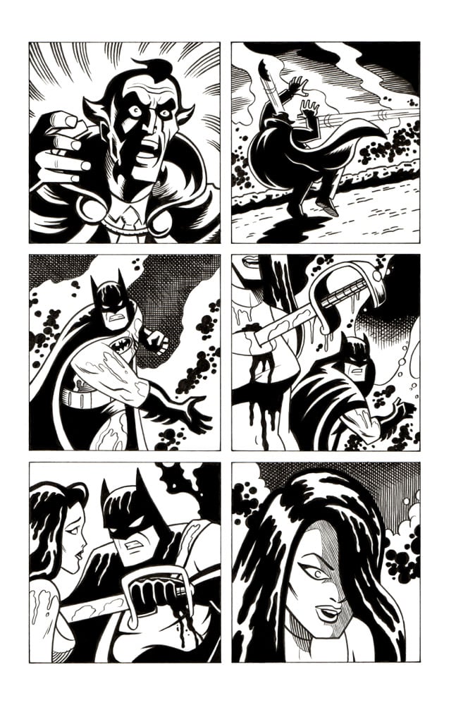 Bootleg Batman Adventures 2: pg. 7 original art