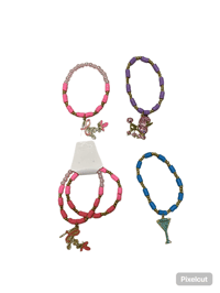 Image 2 of Clay Beaded Charm Bracelets 