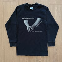 Image 1 of “Maybe There’s Nothing” L/S Thermal - Medium (Misprint/Test Print) #2
