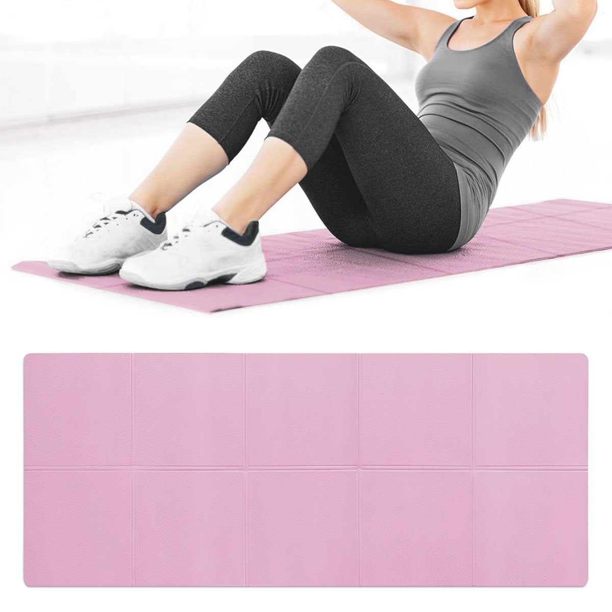 Image of 4MM Thick EVA Yoga Mats Anti-slip Sport Fitness Mat Blanket For Exercise Yoga And Pilates Gymnastics