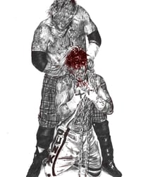 Image 2 of Print - Raven V. CM Punk, Death Before Dishonor ‘03