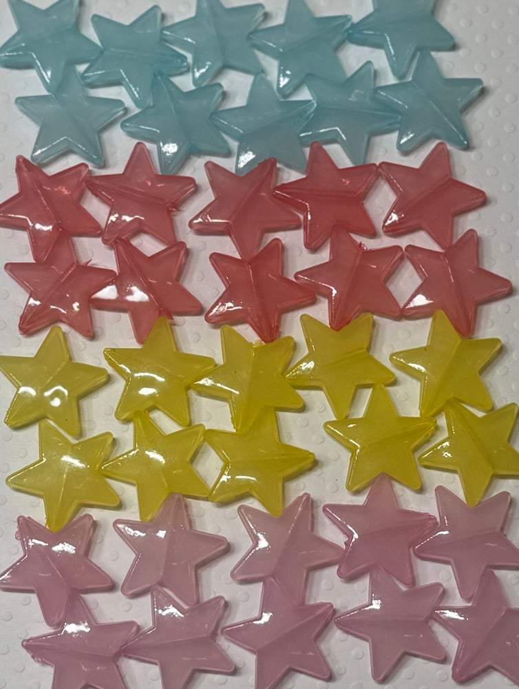 Image of Jelly Style Star Beads