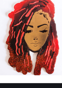 Image 2 of Loc girl Wall Art 