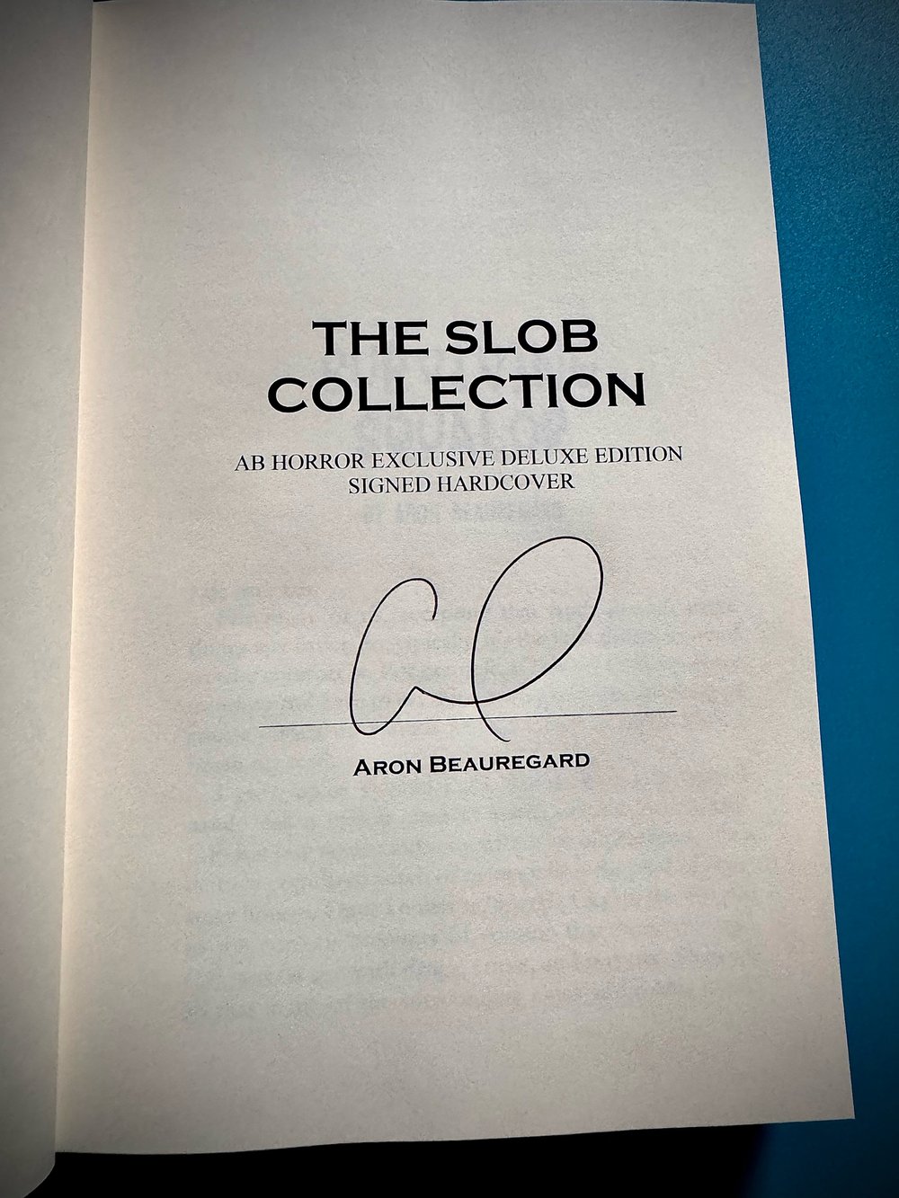 THE SLOB COLLECTION DELUXE EDITION SIGNED HARDCOVER | AB Horror