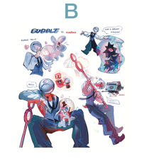 Image 3 of TADC Bubble Sticker Sheet