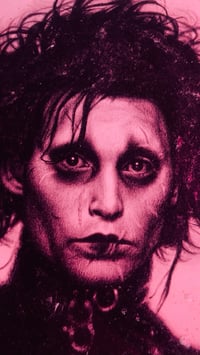 Image 5 of ‘EDWARD SCISSORHANDS’ [ Unique Print - { 1/1 } ] Hand Embellished Museum Archival Print