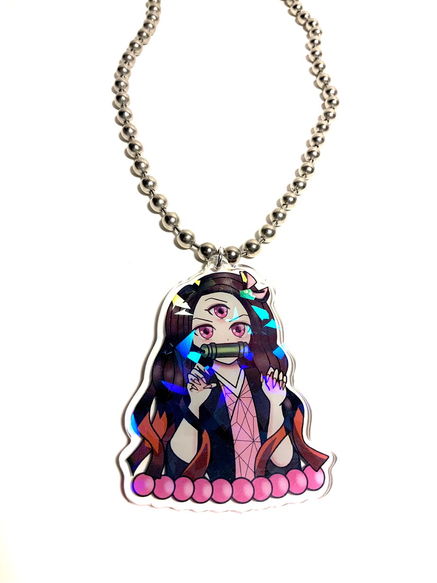 Image of Nezuko Ball Chain Necklace