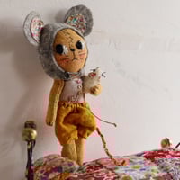 Image 4 of Smidge Jennie Mouse doll and Mr Crumble