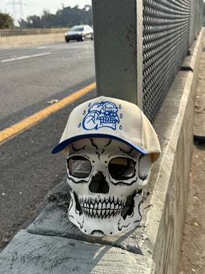 Image of Upset Royal blue & Black cream cap Snapback hats 
