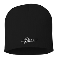 Image 1 of Script Beanie Black