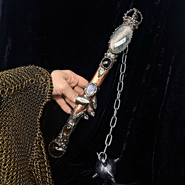Metal Henge Sorceress Flail 