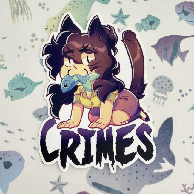 Image of Crimes sticker