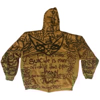 Image 2 of 1 OF 1 RIP MEEKA CARHARTT HOODIE 2XL 