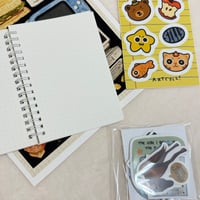 Image 3 of Saturday Night Notebook +  Print + Sticket Sheet + Stickers 