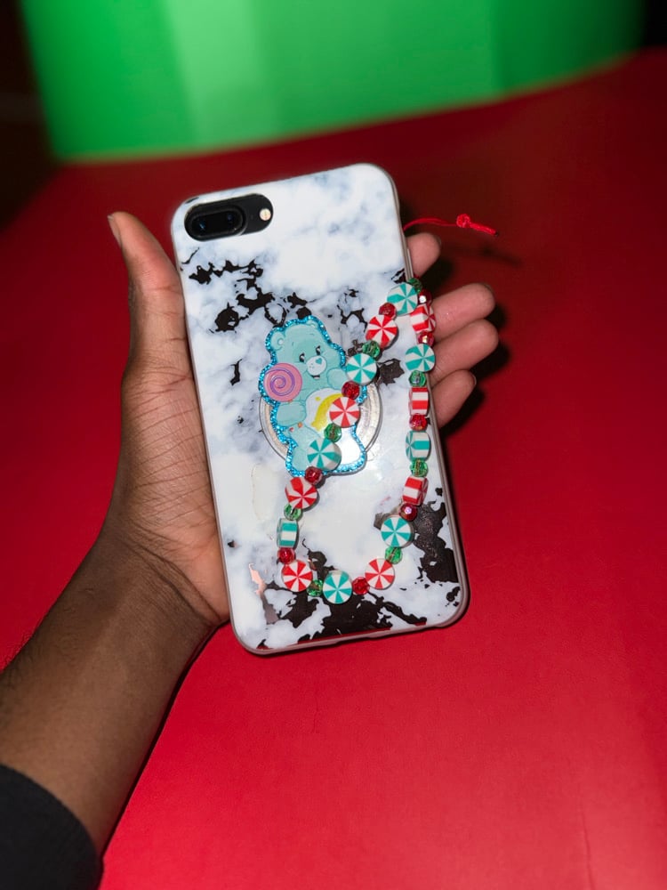 Image of Clay Beads Phone Accesory ❄️🎄