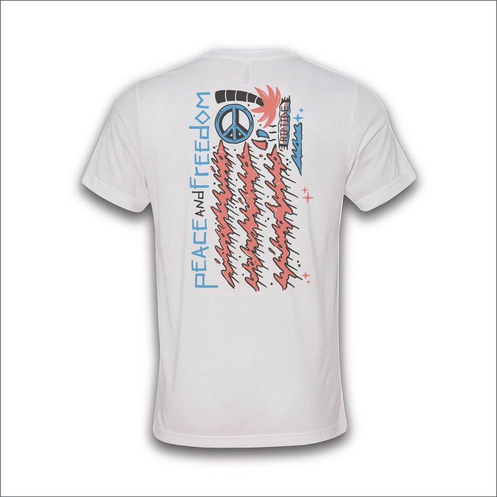 The Land Of The Stoke Tee(vintage white)