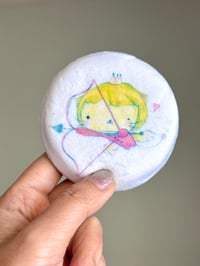 Image 1 of cupids bow plush pin 