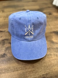 Baseball Cap - Blue with White Paddles