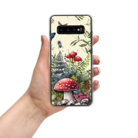 Image 6 of Beautiful Watercolor Mushroom Fungus Mycology W/Insects Art Clear Case for Samsung®