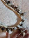 vintage white shaman necklace 