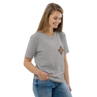 Image 3 of SunFower Grey Unisex Organic Cotton T-shirt