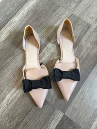 H & M flat bow shoes 