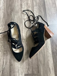 Image 1 of Seychelles suede ankle tie ups 