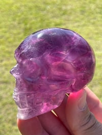 Image 16 of Purple Fluorite Crystal Skull #1884