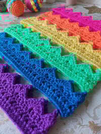 Image 3 of Christmas Cracker Hats Party Crowns Limited Edition Set of 6 Neon