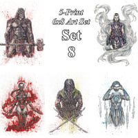 Image 7 of 5-Print Set Mortal Kombat 6x8 Signed Art Print Set 8