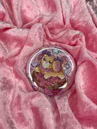 Image 1 of XL Glitter Fidough Button Badge 