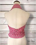 Gingham Halter Tops