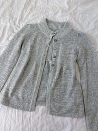 Image 2 of Vintage gray cardigan // S 
