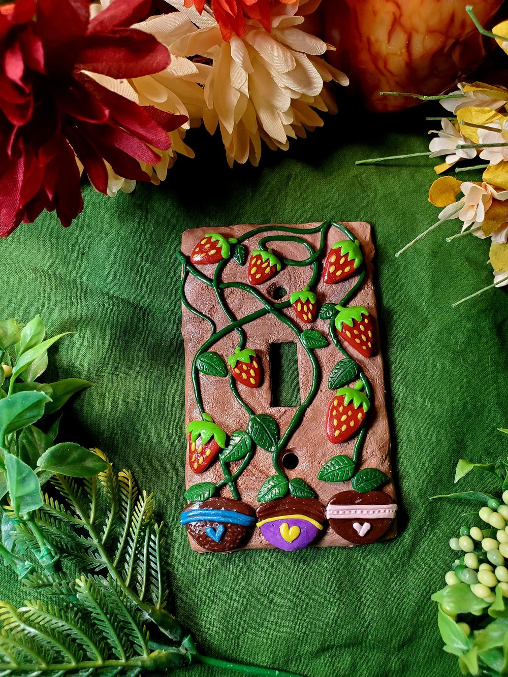 Strawberry Baskets Light Switch Cover 