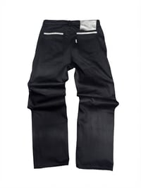 Image 1 of SILVER LEATHER SHIELD SIGNATURE DENIM