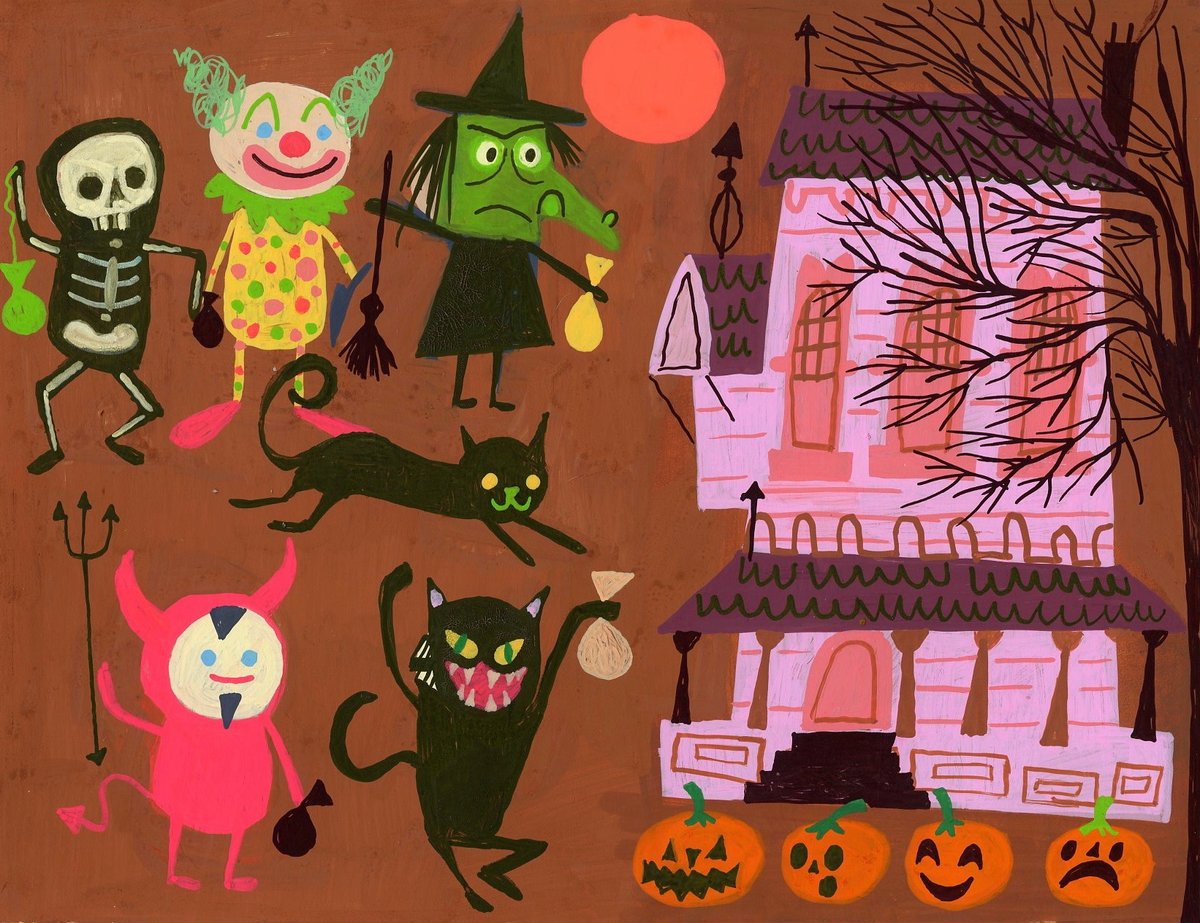 Image of Halloween Bandits III Roscoe's Return. Limited Edition Print