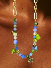 Image 1 of Collier Signature | Matcha Blue