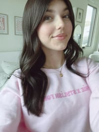 Image 3 of “SOPHIE X STYLISH FOREVER” Light Pink Crewneck! 