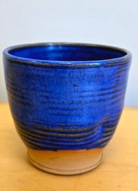 Blue Textured Cup