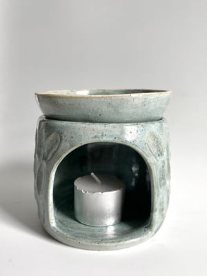 Image of Sage carved oil burner 